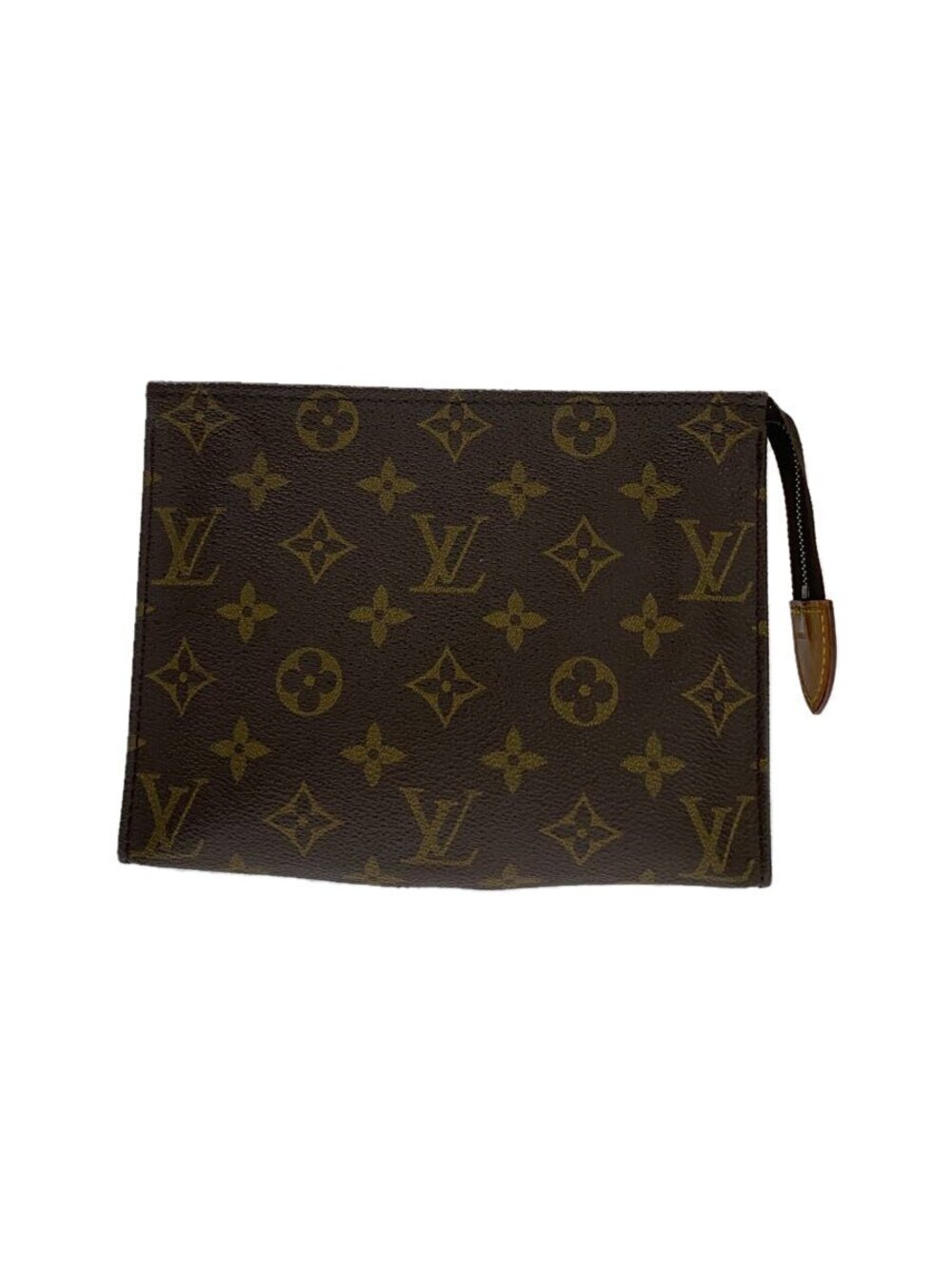LOUIS VUITTON Pochette Toilette Canvas Brown
